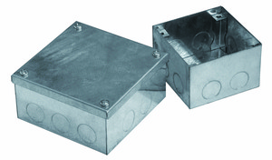 KA210-KA212 鍍鋅鐵皮過路箱及蓋 Galvanized Steel Adaptable Junction Boxes and Covers