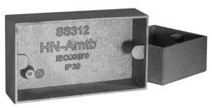 SS312 孖位生铁热镀锌明制箱Surface Switch Socket Boxes