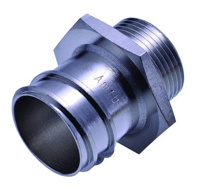 NPB20M-NPB50M英式软喉电镀铜索咀（外牙）Steel Flexible Conduit Adaptors