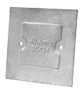 SC433-SC434熱鍍鋅鐵單位制箱鐵蓋Socket-outlet Boxes Covers 