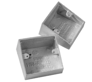 SS313 單位生鐵熱鍍鋅斜口箱 Bevel Surface Switch &amp; Socket Boxes